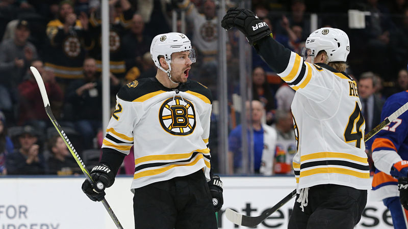 Boston Bruins forward Danton Heinen