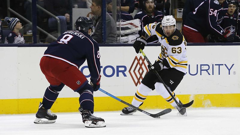 Bruins forward Brad Marchand