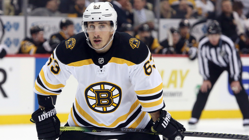 Boston Bruins Left Wing Brad Marchand