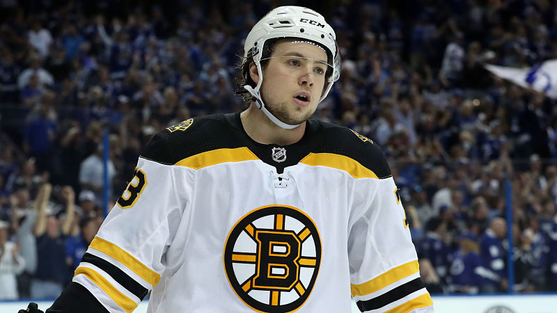 Boston Bruins defenseman Charlie McAvoy