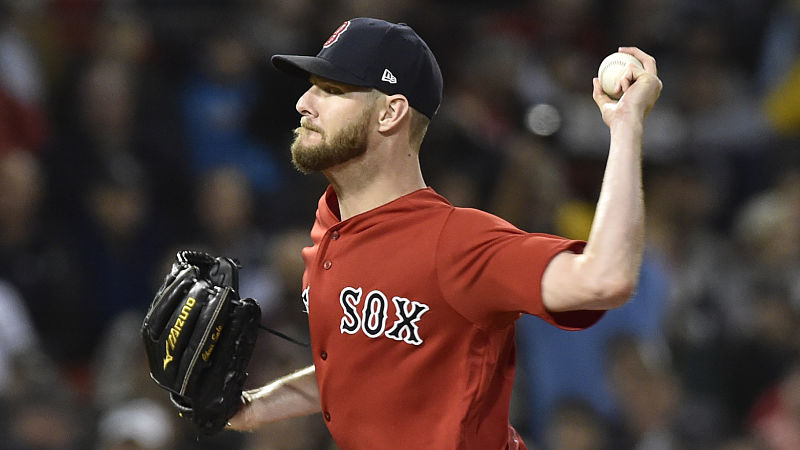 Boston Red Sox pitcher Chris Sale