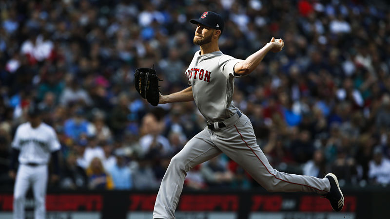 Boston Red Sox starting pitcher Chris Sale