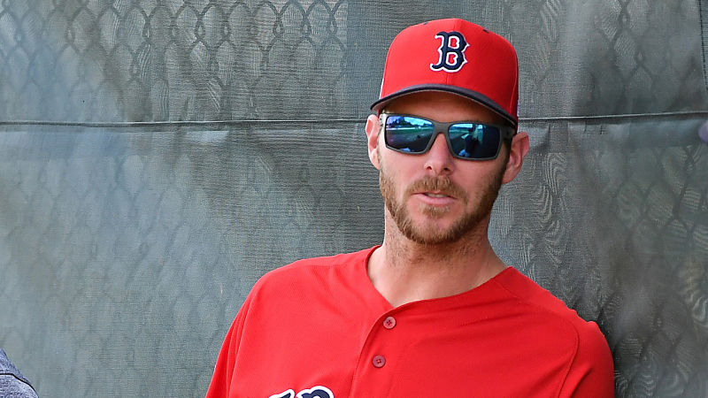 Red Sox pitcher Chris Sale
