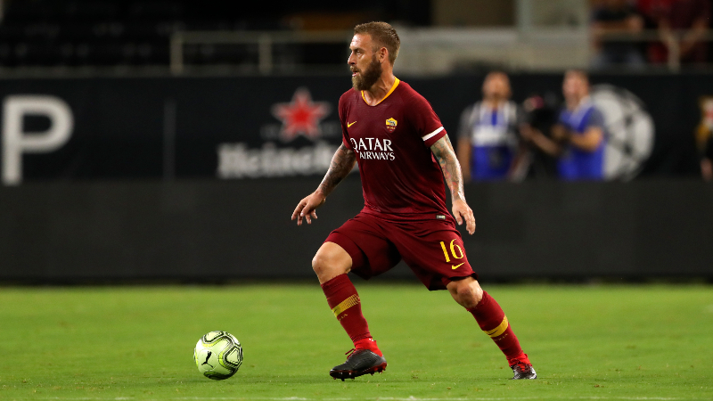 AS Roma midfielder Daniele De Rossi