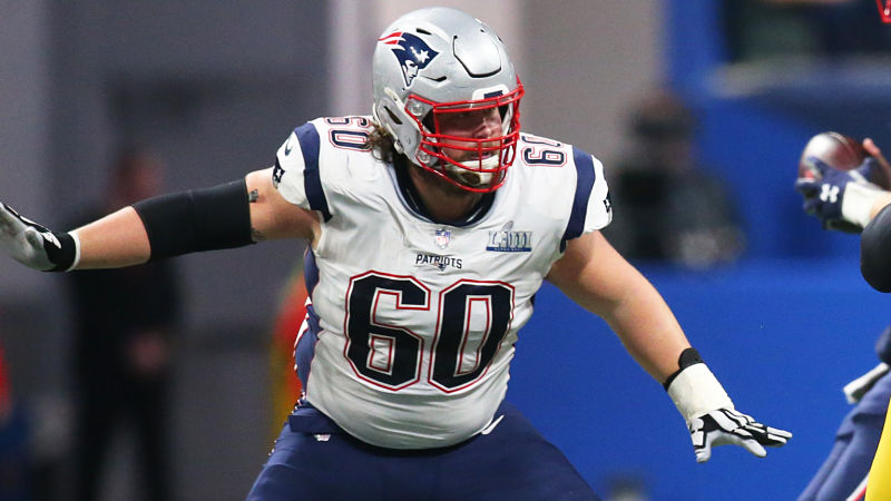 New England Patriots center David Andrews
