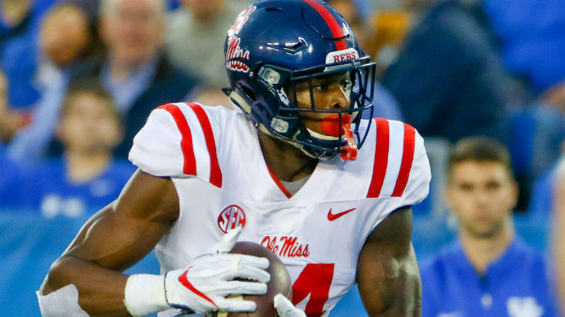 Ole Miss Rebels wide receiver D.K. Metcalf