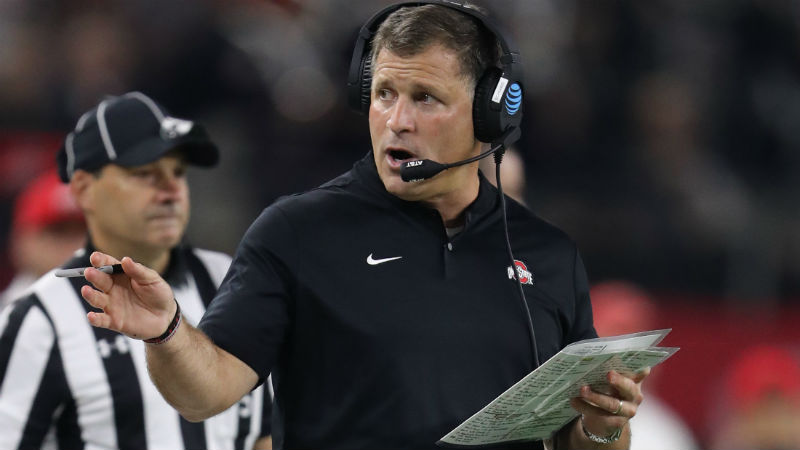 Ohio State Buckeyes defensive coordinator Greg Schiano