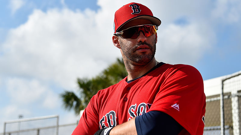 Boston Red Sox designated hitter J.D. Martinez