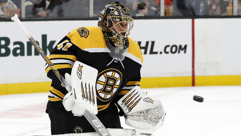 Boston Bruins goalie Jaroslav Halak