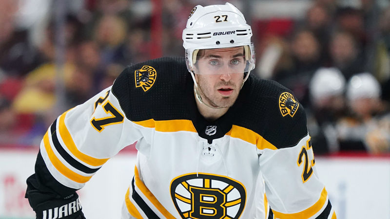 Boston Bruins defenseman John Moore