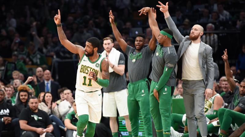 Celtics guard Kyrie Irving