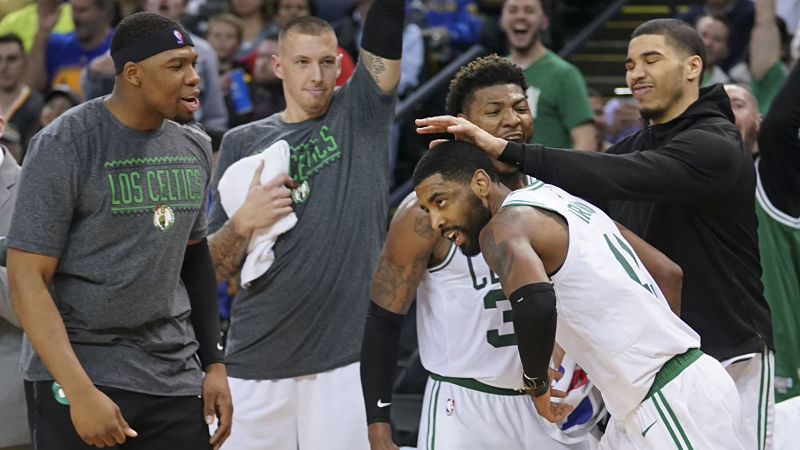 Boston Celtics guard Kyrie Irving