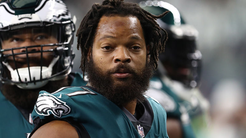 NFL pass rusher Michael Bennett