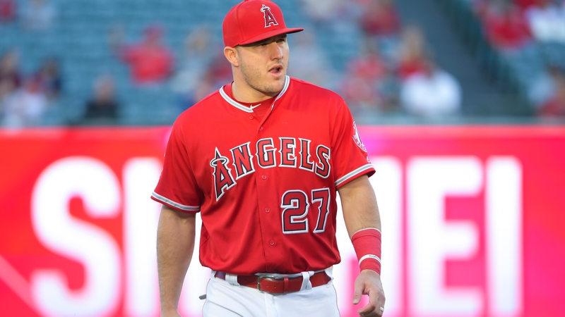 LA Angels center fielder Mike Trout