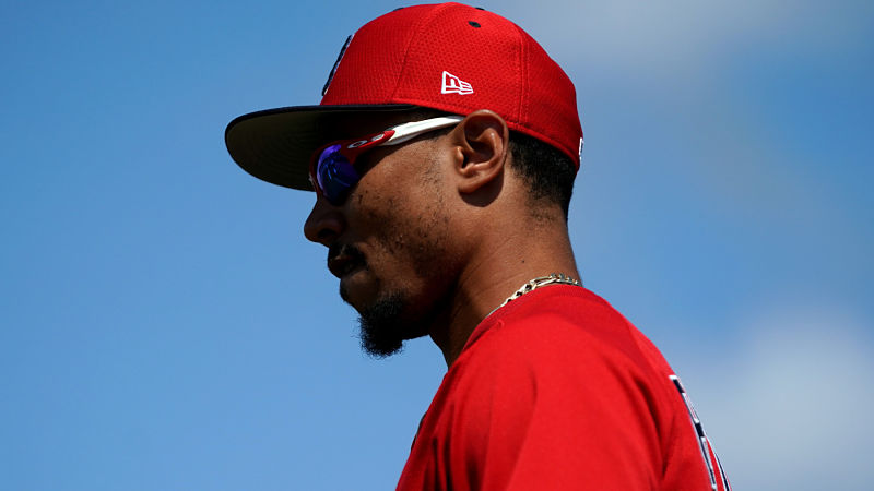 Boston Red Sox outfielder Mookie Betts