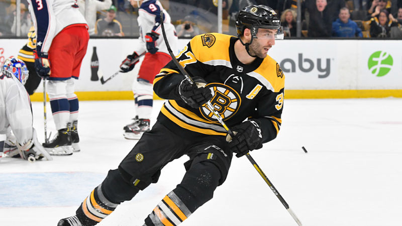 Boston Bruins center Patrice Bergeron