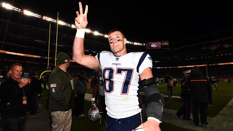 Former New England Patriots tight end Rob Gronkowski