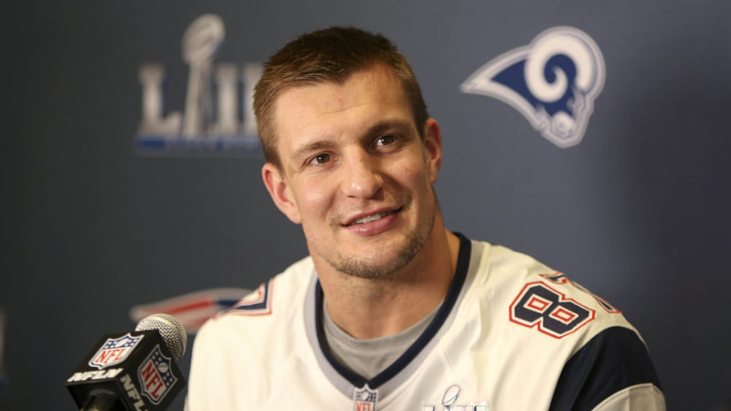 Former New England Patriots tight end Rob Gronkowski