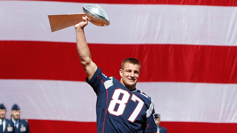 Former New England Patriots Tight End Rob Gronkowski