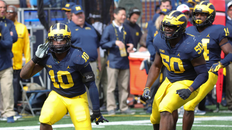 Michigan Defender Devin Bush