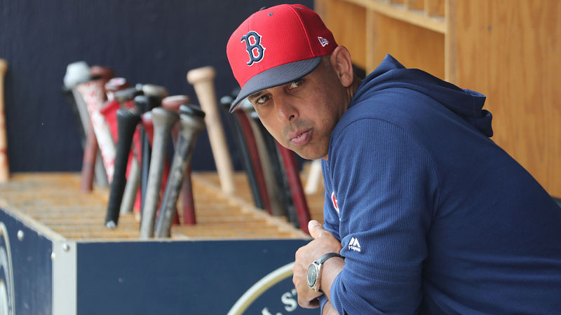 Boston Red Sox manager Alex Cora