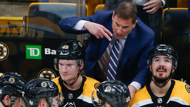 Boston Bruins coach Bruce Cassidy