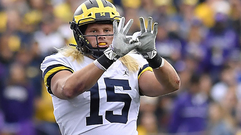 Patriots defensive end Chase Winovich