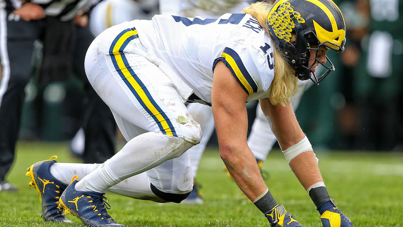 Patriots defensive end Chase Winovich