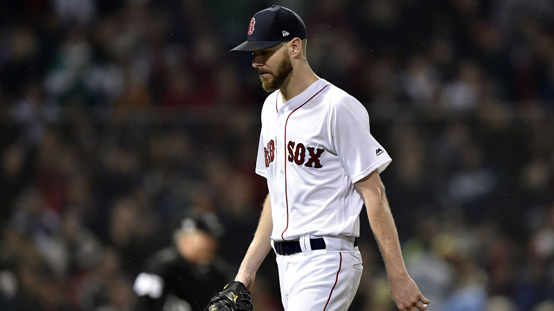 Boston Red Sox pitcher Chris Sale