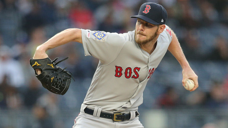 Boston Red Sox pitcher Chris Sale