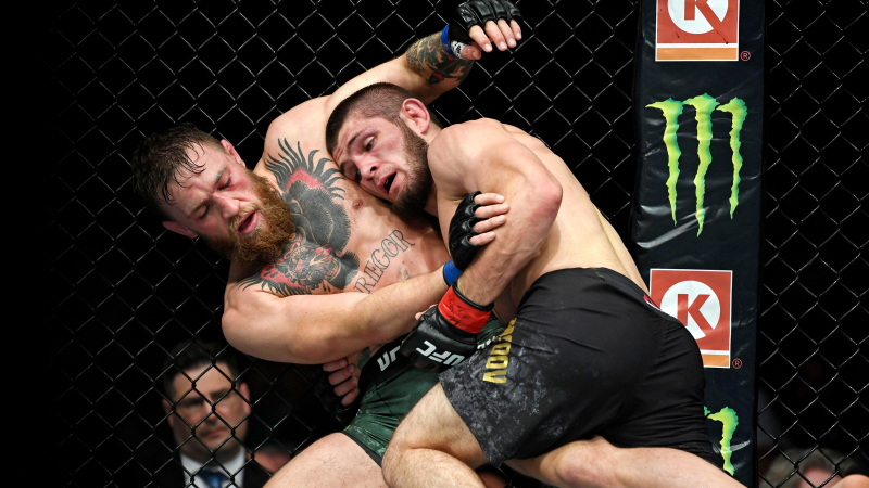 UFC Fighters Conor McGregor And Khabib Nurmagomedov