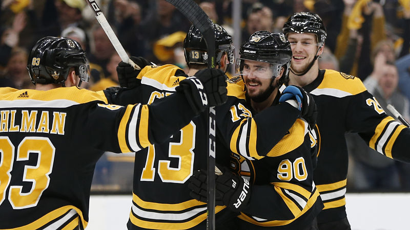 Boston Bruins forward Marcus Johansson