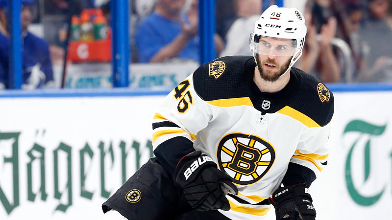 Boston Bruins forward David Krejci