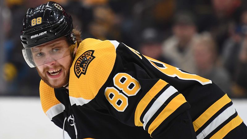 Boston Bruins winger David Pastrnak