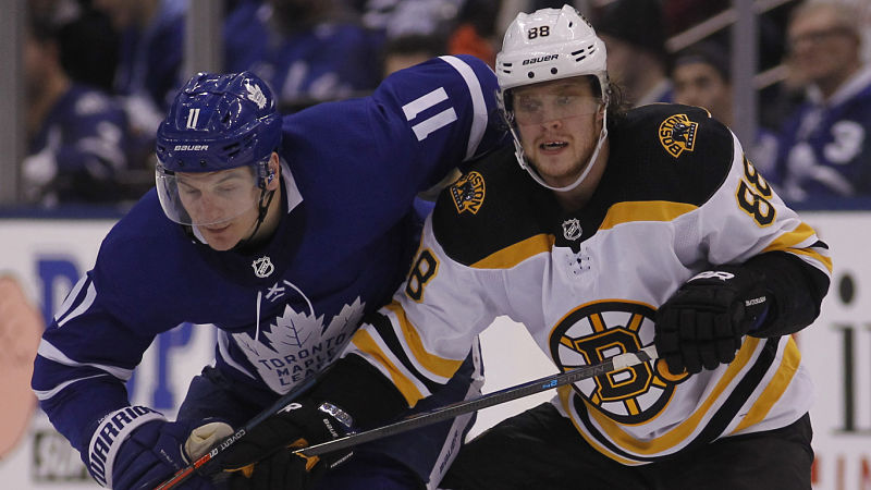 Boston Bruins winger David Pastrnak