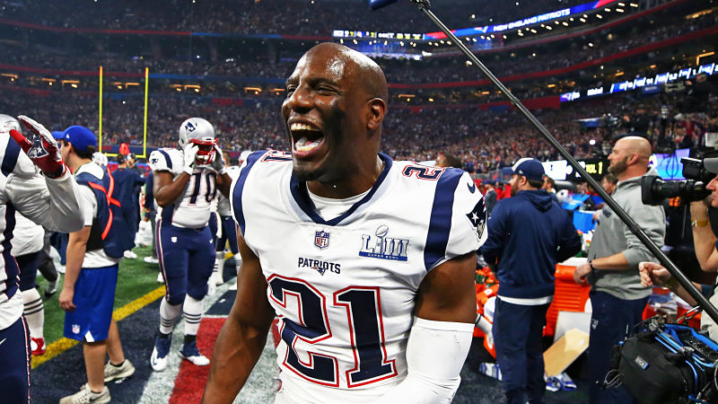 New England Patriots defensive back Duron Harmon