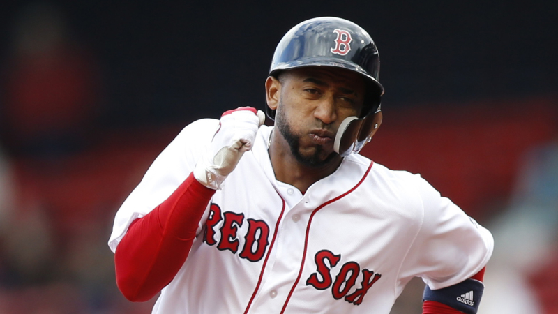 Boston Red Sox infielder Eduardo Nunez