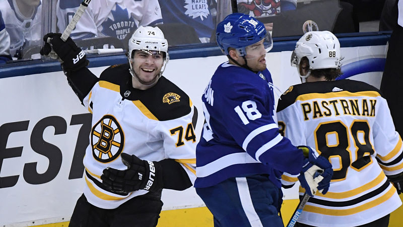 Boston Bruins winger Jake DeBrusk