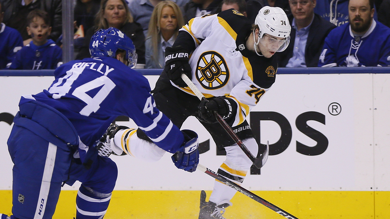 Boston Bruins' Jake DeBrusk