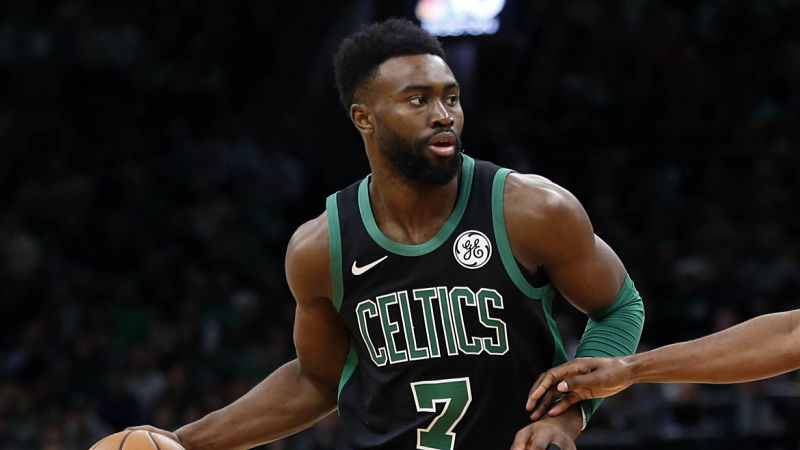 Boston Celtics forward Jaylen Brown