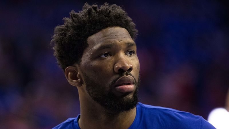 Philadelphia 76ers forward Joel Emiid