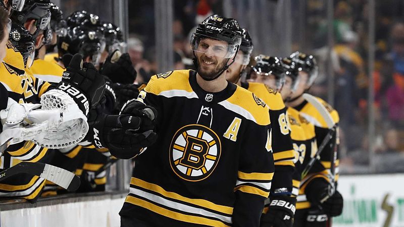 Boston Bruins forward David Krejci