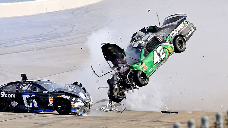 No. 42 Chevrolet driver Kyle Larson