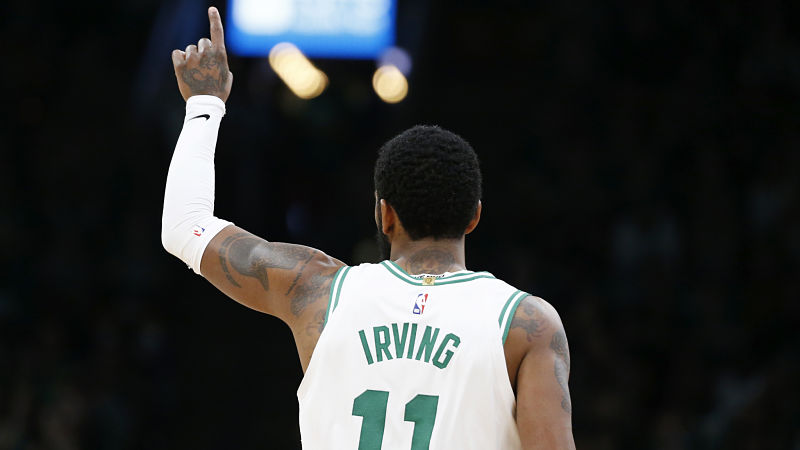 Boston Celtics guard Kyrie Irving