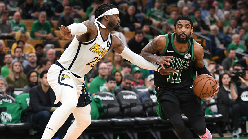 Boston Celtics guard Kyrie Irving