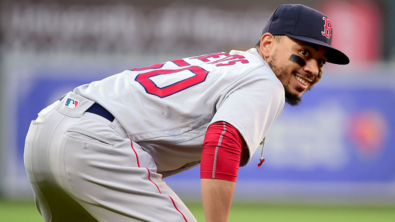 Boston Red Sox outfielder Mookie Betts