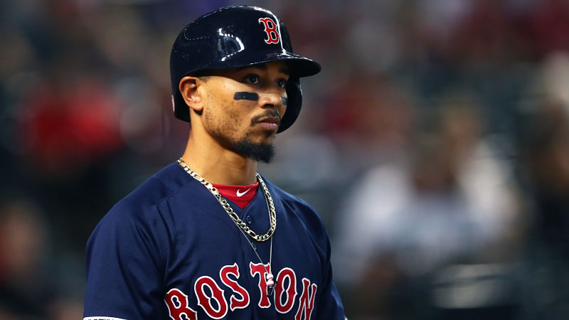 Boston Red Sox outfielder Mookie Betts