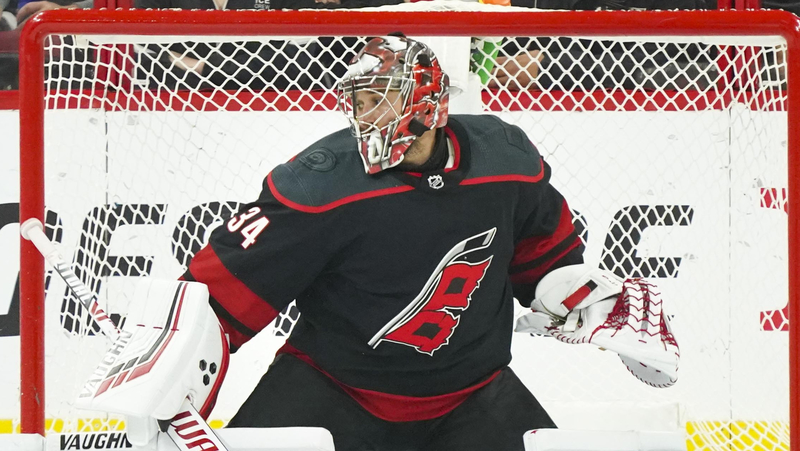 Carolina Hurricanes' Petr Mrazek