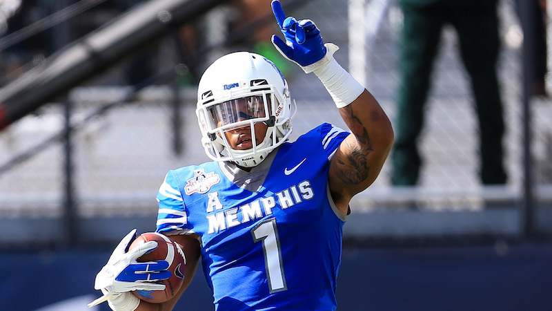 Memphis running back Tony Pollard