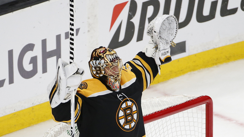 Boston Bruins goalie Tuukka Rask